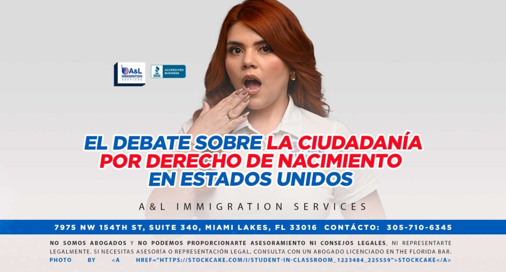 Portada sobre el debate de la ciudadanía por derecho de nacimiento en Estados Unidos, destacando implicaciones y futuro